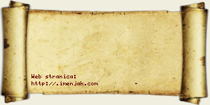 Isidor Rajković vizit kartica